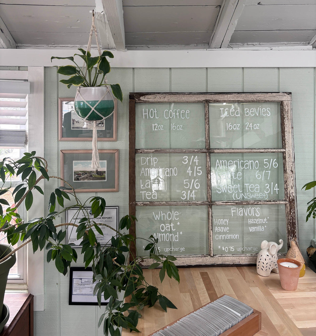 Seawatch Coffee & Market Menu
